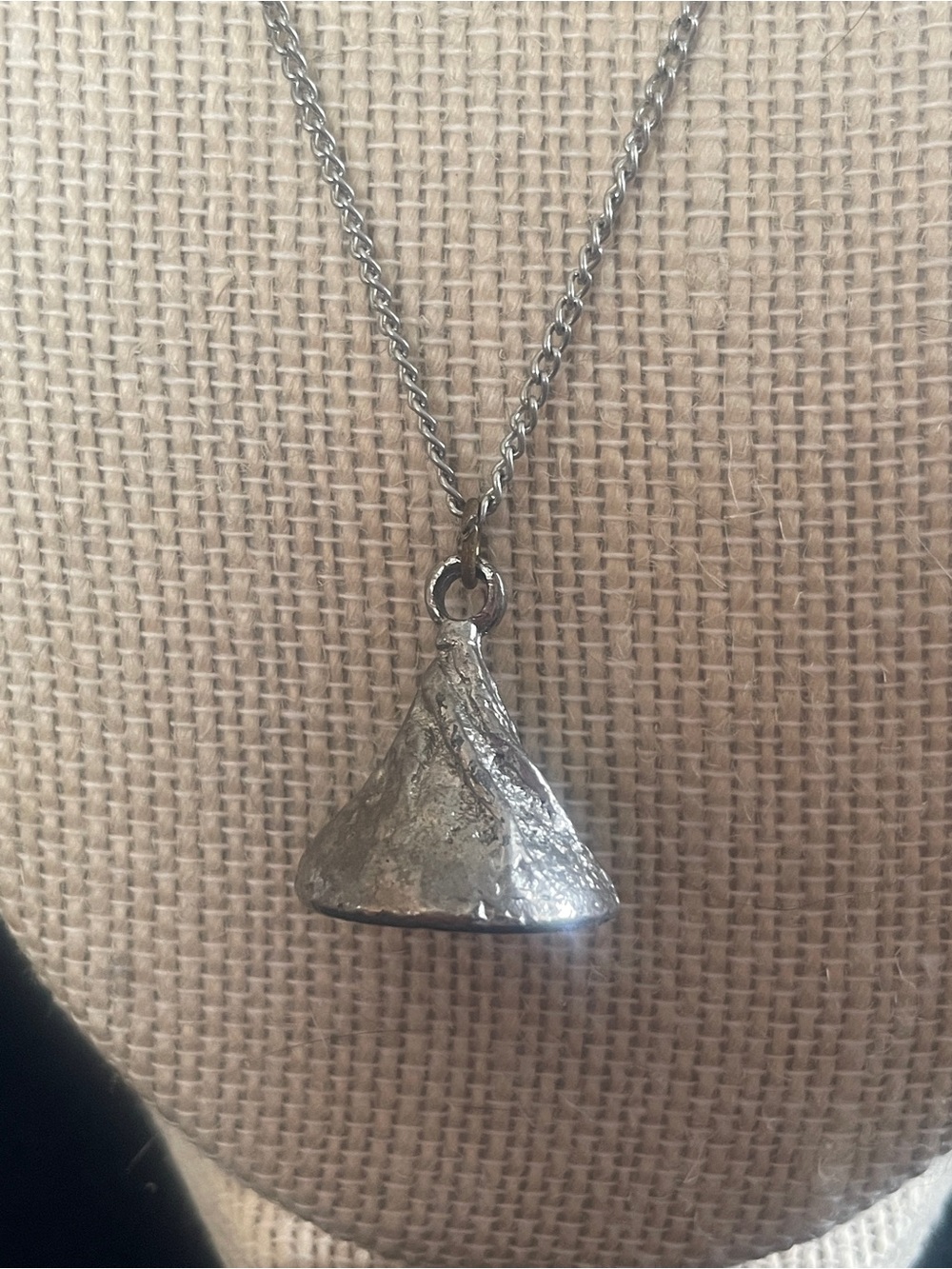 Vintage COOL heavy Hershey kiss necklace RARE 18” inches!